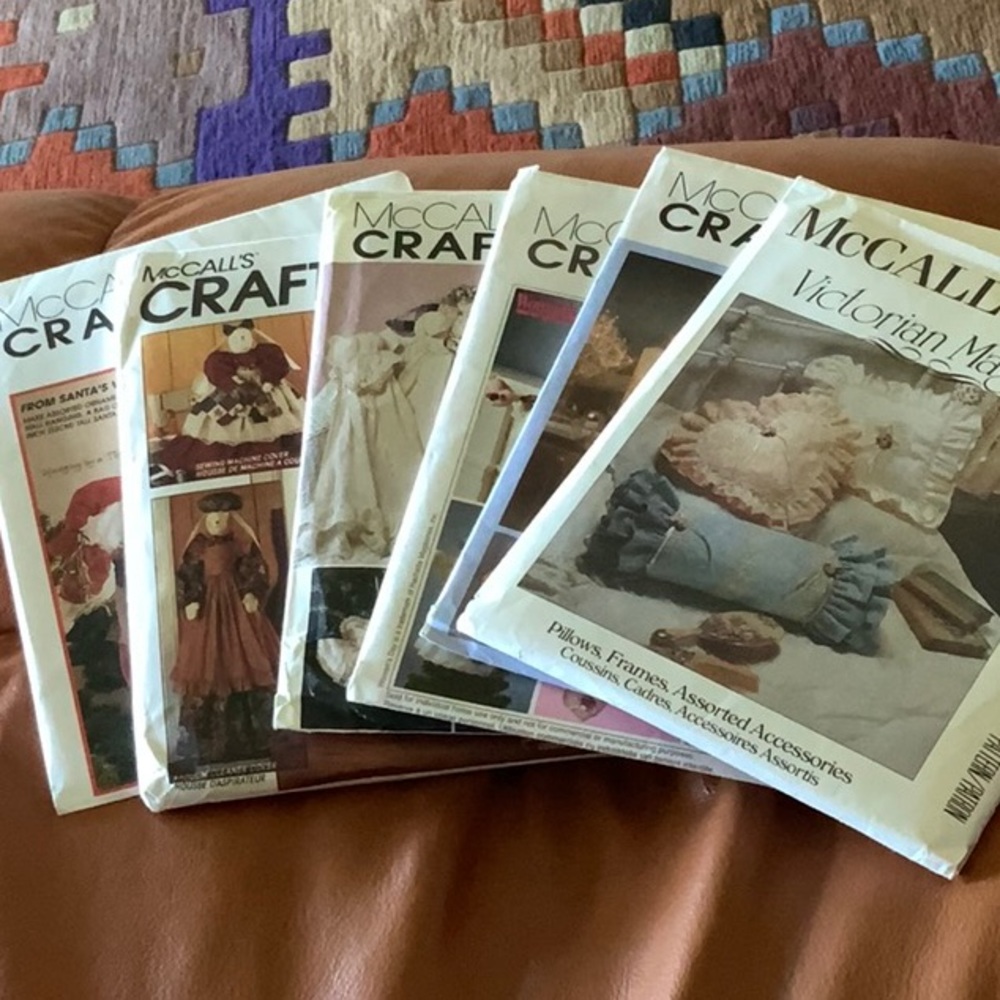 McCall’s Crafts and McCall’s Patterns Six Different Themed Patterns